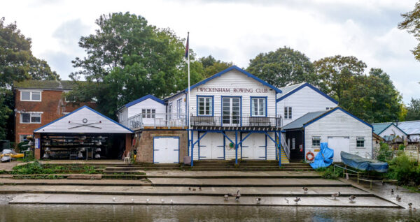 twickenham rowing club from across the lake